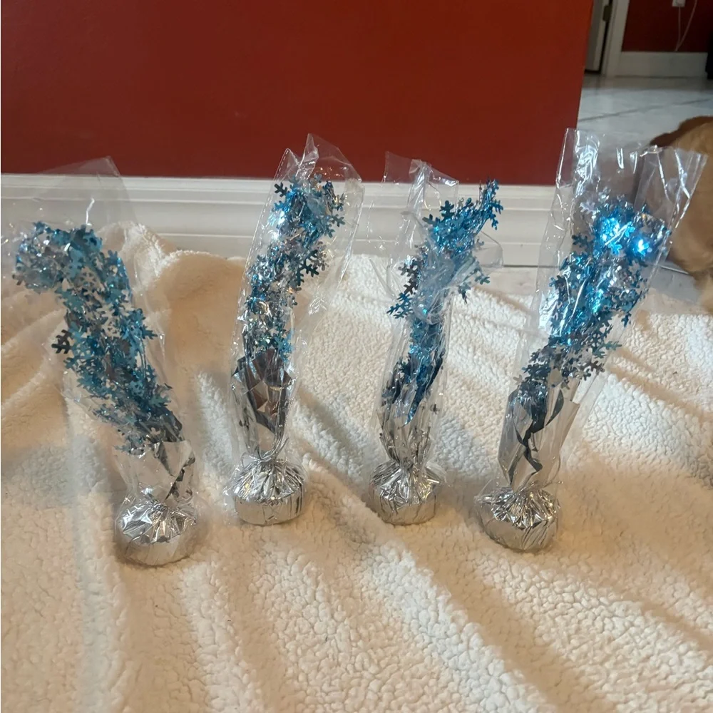 Snowflake and Snowman Party Decorations